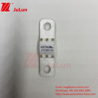 ASTM A121601-80A 125VDC EV Hızlı Şarj Aracı / Elektrikli Araç Hızlı Şarj Orta Füzyonlu Bolt vida terminal sigortası