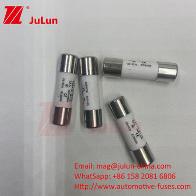 3A 10*38mm Fotovoltaik Sistemler İçin Seramik Fotovoltaik Tel Sigortaları AC220V AC380V AC50 0V AC690V AC800V