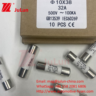 5A AC380V AC800VAC Seramik Din Rail Güneş Sigorta Sahibi Yüksek Voltajlı Güneş Sigortası