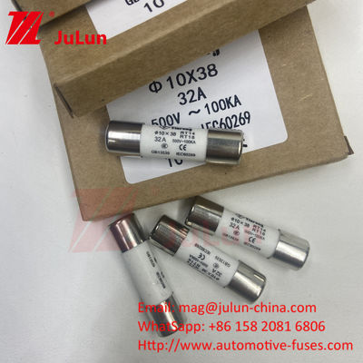PV 10A FUSE Seramik Sigorta Paneli Montajı Pv String Sigortaları 10*38mm