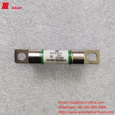 EV315 Serisi Orta Elektrikli Araç vida sigortaları 10-60A 500V 20kA kırma kapasitesi