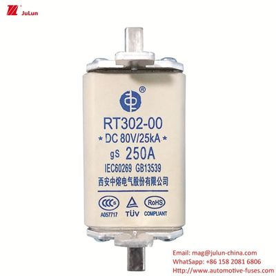 Güç sisteminin korunması için DC80V taşınabilir elektrikli araç sigortası RT302-00