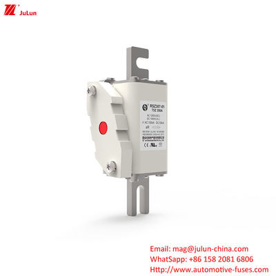 200A DC1000V Elektrik ekipmanları için yüksek voltajlı sigorta kısmi menzilli koruma için sigortalar üzerine bult