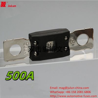 M8 vidalı 32V/48V/72V sistemleri için 500A elektrikli araç koruma sigortası