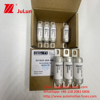 8A 700VDC EV1845 10kA Kırma Kapasitesi Bolt Terminal EV HEV Sigorta