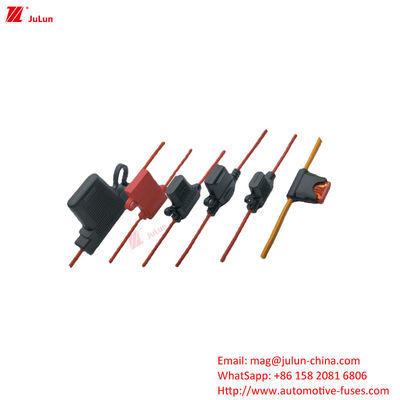 Yüksek istikrarlı elektrikli araç sigorta tutucusu 32V 25A-100A PVC alev geriletici polimer