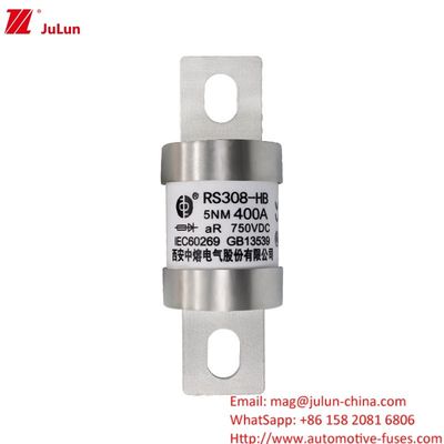 M8 M6 vida montajı ile vitesli 200-400A 750VDC Otomotiv sigorta tutucusu