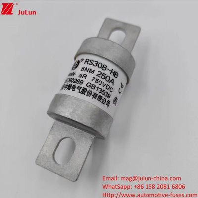 M8 M6 vida montajı ile vitesli 200-400A 750VDC Otomotiv sigorta tutucusu