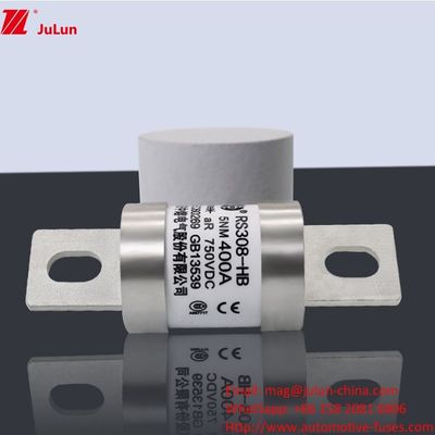 200A 250A 300A -400A Elektrikli Araç Sigorta Vuruşu M8 M6 Montaj Yöntemi Terminal Tipi 750VDC Enerji Sigortası