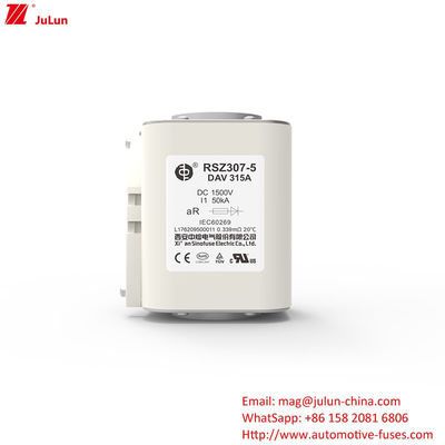 RSZ307-5-DAV 315A Ev Şarj Adaptörü 450A-1800A 1500VDC Enerji Sigortası için Uyumludur