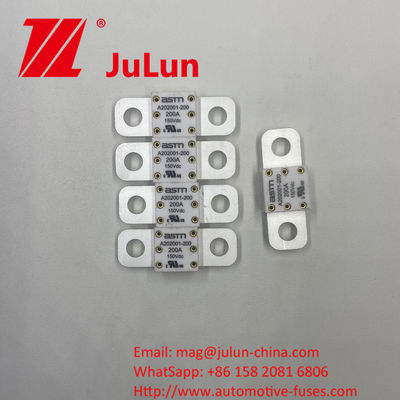 ASTM A202001-100A 150VDC Kwarts Kum ve Altın Yapısı ile Keramik Otomobil Sigortaları
