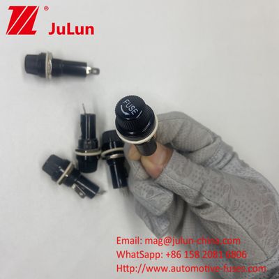 6x30 6x32mm Panel Montajlı Araç Sigorta Sahibi Bayonet Tip 10A 20A 250V PCB Sigorta Blok Üssü