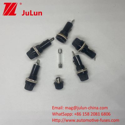 6x30 6x32mm Panel Montajlı Araç Sigorta Sahibi Bayonet Tip 10A 20A 250V PCB Sigorta Blok Üssü
