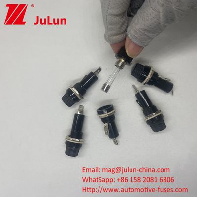 5*20mm 6X30mm cam araba sigorta tutucusu 12mm 15A 125V 10A 250V