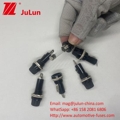 5*20mm 6X30mm cam araba sigorta tutucusu 12mm 15A 125V 10A 250V