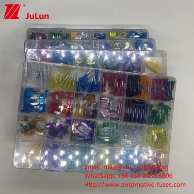MTOF Otomotiv Blade Fuses 2A 32V PA66 SUV içindeki seri üretim arabaları için tunç malzemesi