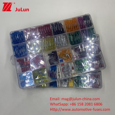 MTOF Otomotiv Blade Fuses 2A 32V PA66 SUV içindeki seri üretim arabaları için tunç malzemesi