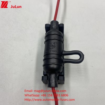 10x38mm 5x20mm 6x30mm In-Line Fuse Holder Su geçirmez Dışarıdaki Tozlara Karşı PA66 Sokak Işığı Sahne Işığı