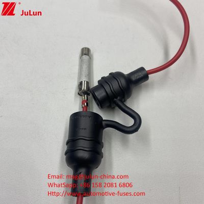 10x38mm 5x20mm 6x30mm In-Line Fuse Holder Su geçirmez Dışarıdaki Tozlara Karşı PA66 Sokak Işığı Sahne Işığı