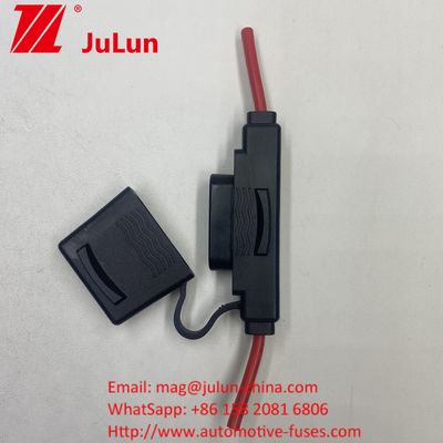 ATC / ATO Özel Inline Sigorta Sahibi 14AWG 16AWG 18AWG 20AWG Kablo Harness 80AMP Blade Fuse Otomobil Sigorta Sahibi