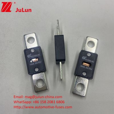 EV320-5X / 5C Otomobil Bataryası 300A 70VDC Şarj Füzesi EV HEV Koruması İçin DC Füzesiyle