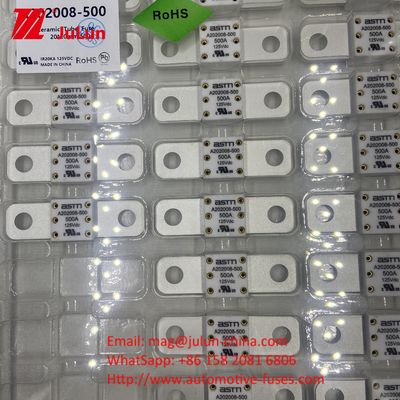 A202008 125VDC 100A Otomobil DC Elektrikli Araba Şarj Sigortası EV Delik Mesafesi 50.8mm