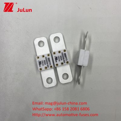 20KA Breaking A202008 ASTM 125V 150A Kapasite Keramik Otomobil Sigortaları Otomobil Sigorta Güvenliği ve Güvenilirliği İçin vida Bolt Montajı