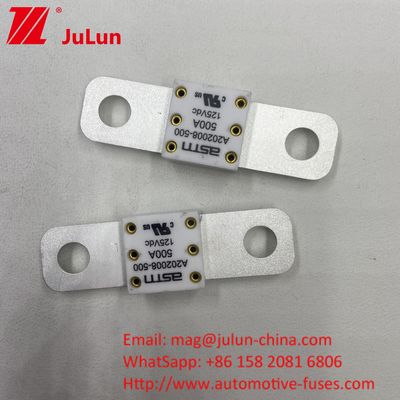 150A 125VDC Seramik İnşaat Blade AMG Otomobil Bataryası Sigorta Mega Ve Metal