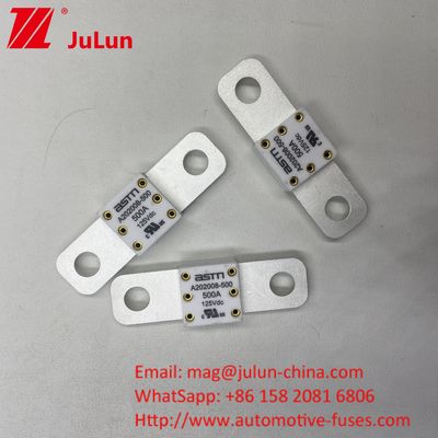 Seramik ve Metal Otomobil Batarya Sigortaları 125VDC 300A