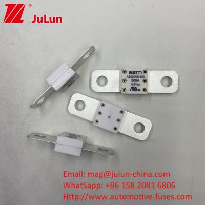 Kamyon 400A 125VDC 2 delik arasındaki mesafe 50.8mm Asansör İletişim Sistemleri için Araba Bataryası Sigorta