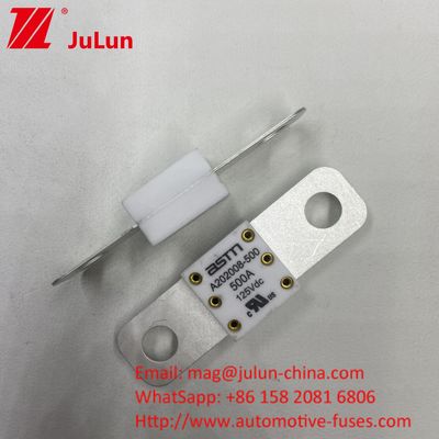 200A 125VDC Elektrikli Araç Sigorta Otomobil EV için 125VDC Voltaj Delik Mesafesi 50.8mm