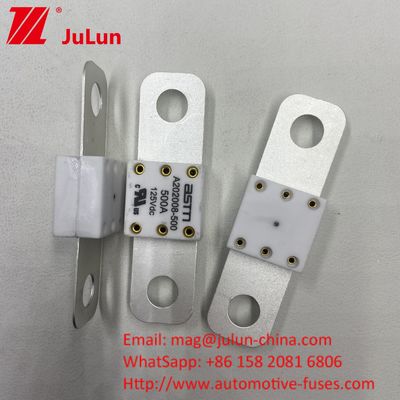 200A 125VDC Elektrikli Araç Sigorta Otomobil EV için 125VDC Voltaj Delik Mesafesi 50.8mm