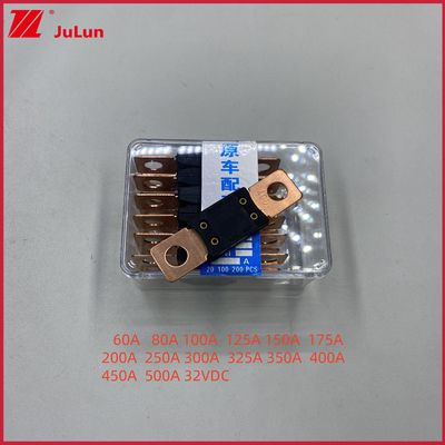 400A 32V Mega Sigorta Bolt Down Otomatik Sigorta Ses Sahibi 0298040.ZX Araç Sigortası 60A 80A 100A 125A 150A 200A 250A 300A 400A 450A 500A Terminal Tipi 32VDC