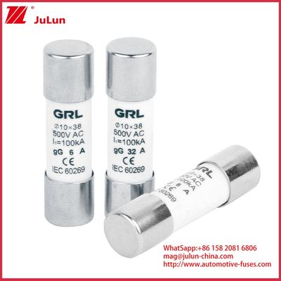 15A 1000VDC Sigorta Bağlantısı Güneş GPV DC Sigorta 10*38mm 32A PV sistemlerinde elektrik koruması için sigorta koruması için