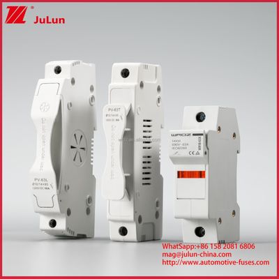 20A 1000DC 10*38 Seramik gPV Sigortalar Rütbeli voltajlı fotovoltaik yüksek voltajlı tüplü sigorta tutucusu