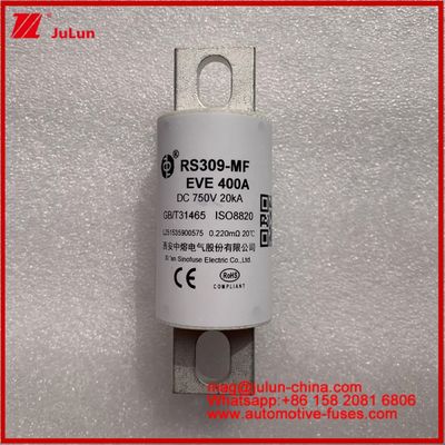 500A 400A RS309-MF EVE 750VDC ((UL) Yolu Aracı Tubular Keramik Enerji Depolama Güç Sistemleri Şarj Aygıtları Otomotiv Aygıtları Ve Ekipmanları 20KA
