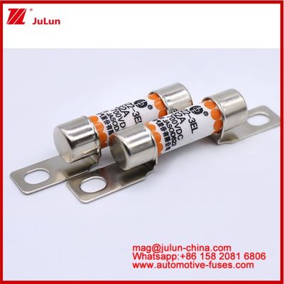 EV322 3EL 32A DC700V Tubular Keramik Sigorta Kompakt Boyutlu Yüksek Değerli Akım Kısa Bağlantı Koruması
Yüksek kırma kapasitesi 100Vdc/125Vdc Boltlu yapı