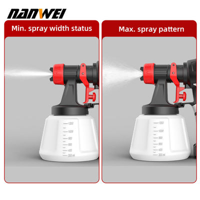 Popüler Yüksek püskürtme Hava püskürtmesi 700ml Basınçlı boya tabancası Kablosuz Taşınabilir Elektrik 1.5mm 1.0mm Diy Grade Pil Gücü Yeniden Yapım Ev Bahçe