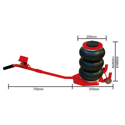 Taşınabilir araba kaldırma ekipmanları Air Bag Jack 3 Tonlu Pneumatik