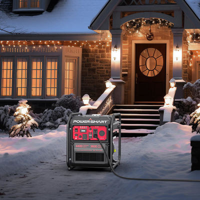 Elektrik Hava İçi Çöpü LED Işık Ev InvertorB Taşınabilir Usa Powersmart 4400w Kamp için Gaz Jeneratörü