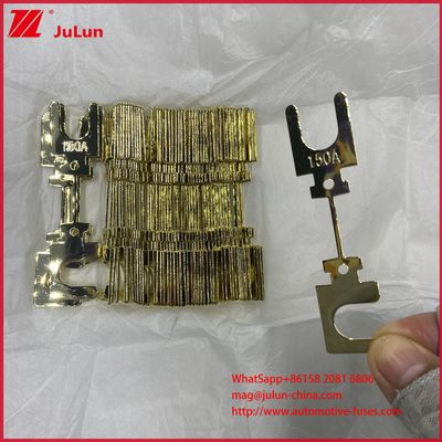 ANH ANL Bakır Çinko Alaşımlı Düz Tip Araba Sigortası Otomatik Cıvata Üzerine Aşağı Sigorta 32V ANS Otomatik Sigorta Fişi Otomotiv Sigortaları 20A 30A 40A 50A 60A 70A 80A 100A 125A 150A 175A 200A 32VDC ANS ARABA Sigortası