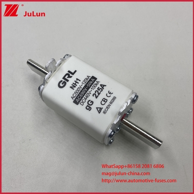 NH000 NT000 300A 225A 500V 120kA Yüksek Kesme Kapasiteli Sigorta Bıçağı GG-gL Bıçağı ile