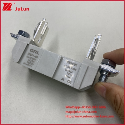 NT000 FUSE AR Yüksek kırılma 500V/690V Rated Keramik Porselen Erimiş Bağlantı Füzesi 80A Düşük Voltajlı Bakır Bağlantısı NH000 Füzeler