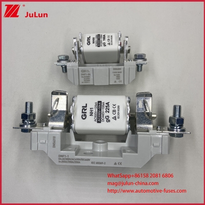 Hızlı Atımlı AR Tipi HRC Sigorta Bağlantısı AC500V 120KA Seramik Sigortalı Bıçak Sigorta NT00C/NT000 CE Sertifikalı 160A Yüksek/Düşük Kesme