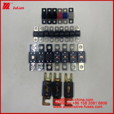 Automotive Blade Fuses ANS ANM ANL Stock in Gold Plated Car 40A 100A 300A 400A Bolt Down