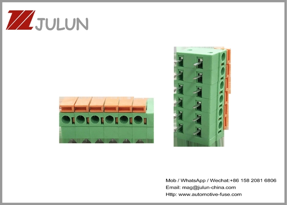 Panel Sabit LC10N-5.08 Geçmeli Terminal 2EDG-5.08, naylon PA66 muhafazalı