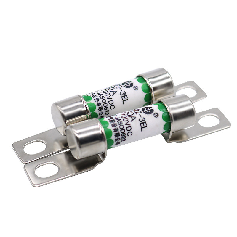 Yuvarlak Borulu Elektrikli Araç Sigortası EV322 3EL 30A 700VDC Karayolu Aracı İçin Gelişmiş Otomatik Cıvatalı Tip