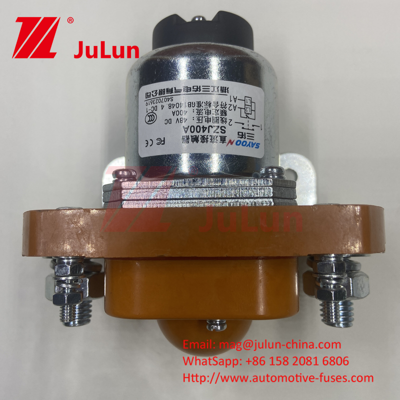 Yeni Enerji Şarj Yığınları Yüksek Voltajlı Relay Vakumlu Yüksek Voltajlı DC Contactor SEV250AH Enerji tasarrufu ile