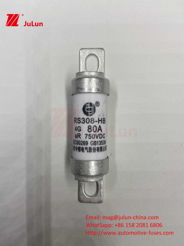 Elektrikli Araç Sigortaları, Sürüş Sistemi Enerji Depolama ve Olted 750VDC 25A 30A 40A 50A RS308 HB EV için