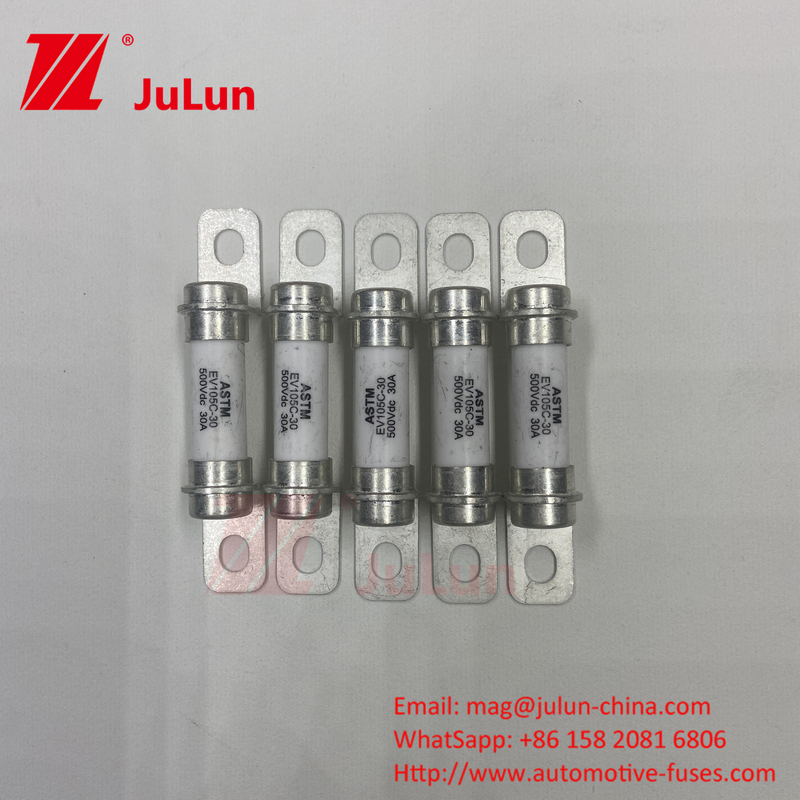 M6 Bolt Ev Şarj cihazı 30A 40A Bolt M6 Otomobil Yüksek Kaliteli 5A 500VDC Sigorta